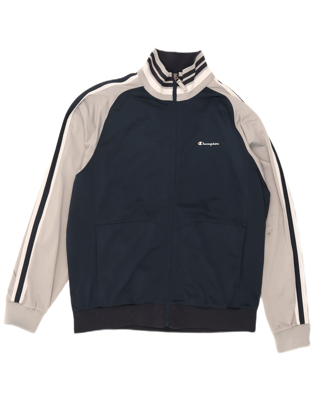 Jachetă de trening pentru bărbați Champion, XL, albastru bleumarin, color block