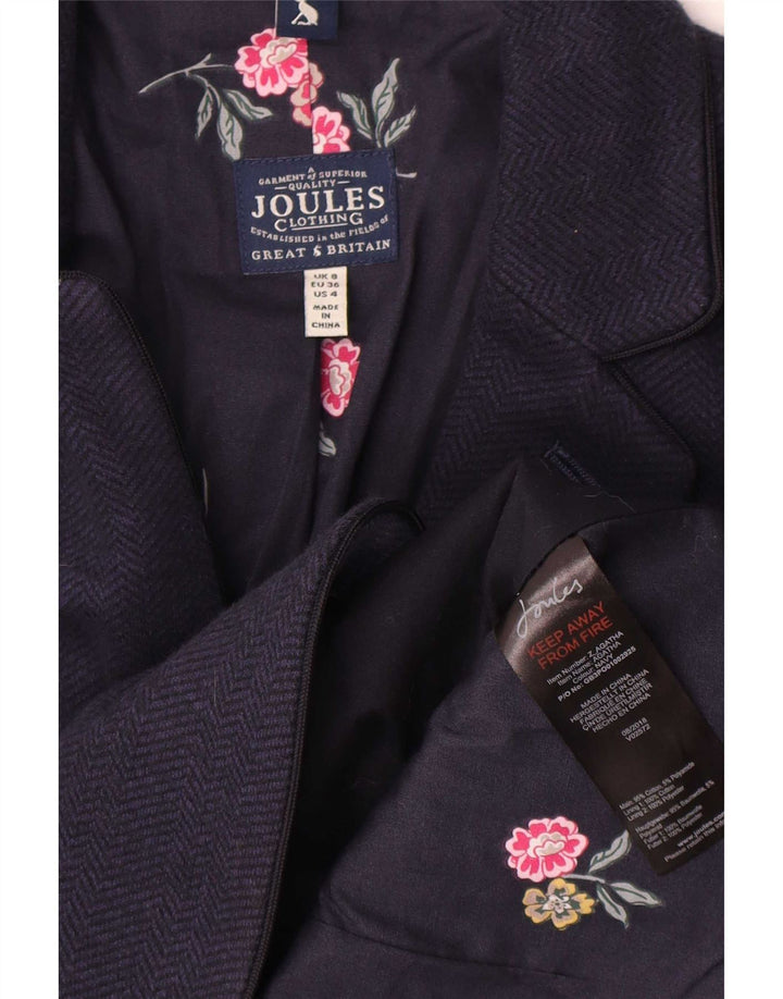 Jachetă Blazer pentru femei Joules, cu 2 nasturi, Marea Britanie, 8, Bluemarin, Herringbone