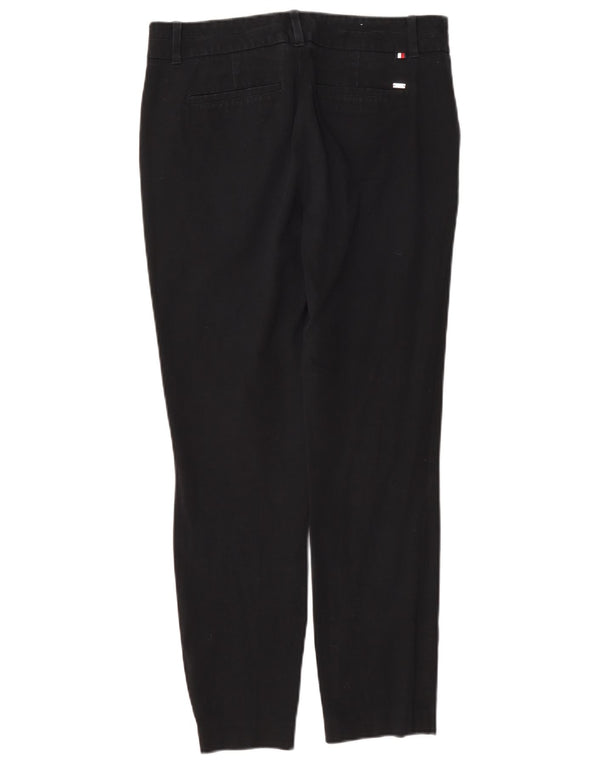 Pantaloni chino drepți pentru femei Tommy Hilfiger US 2 XS W25 L27 bleumarin