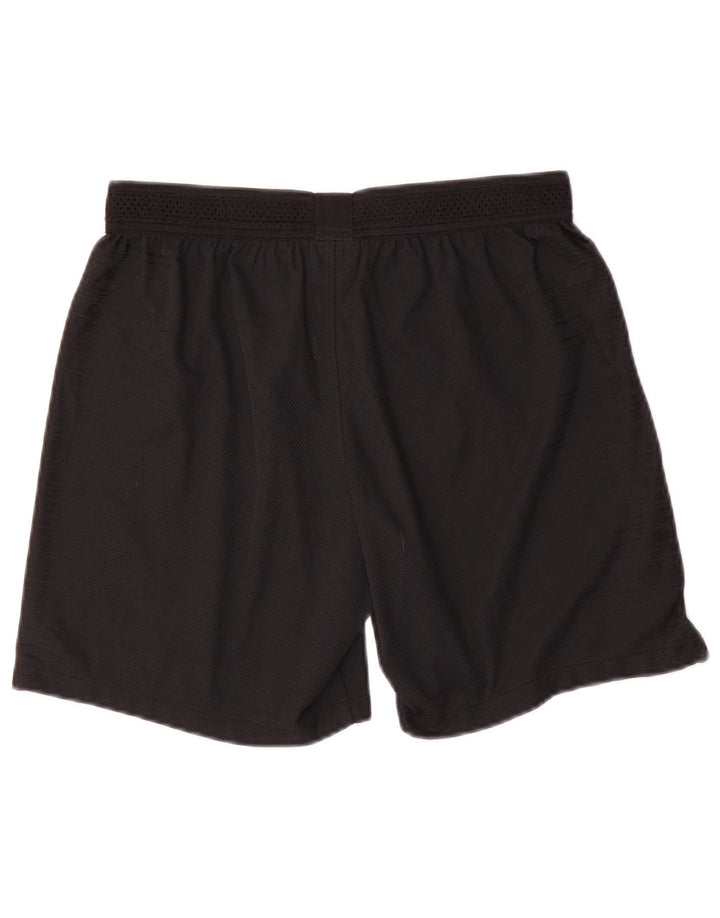Pantaloni scurți sport Nike pentru bărbați, poliester mediu negru