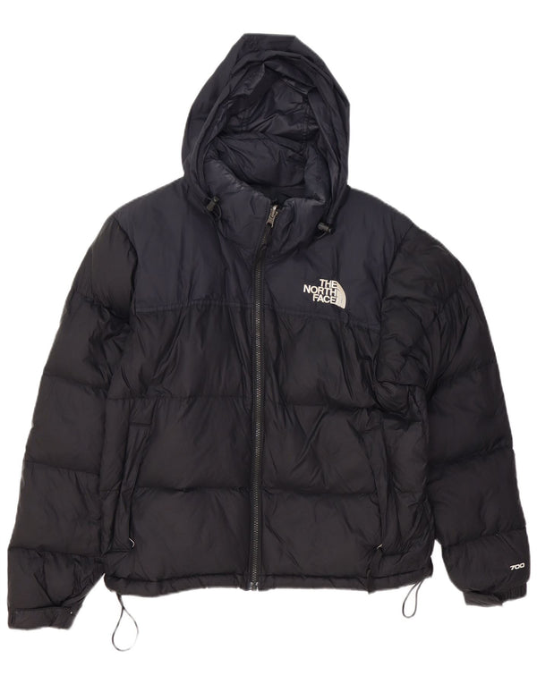 Jachetă căptușită cu glugă The North Face pentru femei UK 14 Medium Black Nylon