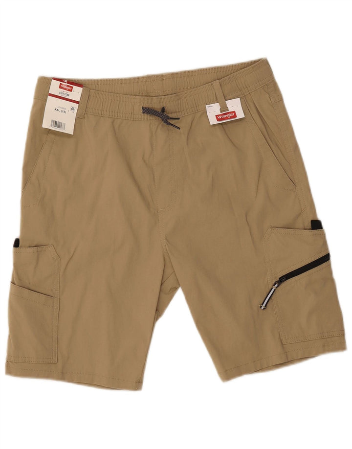 Pantaloni scurți cargo WRANGLER băieți 15-16 ani 2XL W30 bej nailon