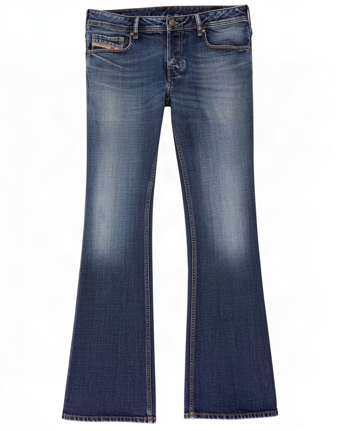 Diesel Jeans Bootcut pentru bărbați W32 L31 Blue Cotton