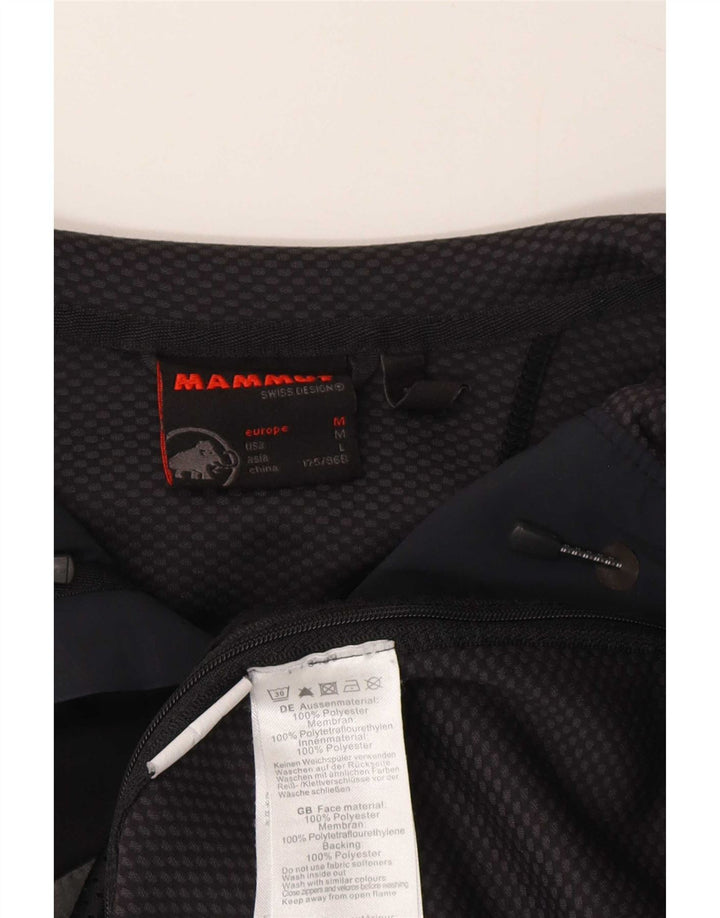 Jachetă de vânt pentru femei cu glugă Mammut UK 14 Medium Black Poliester