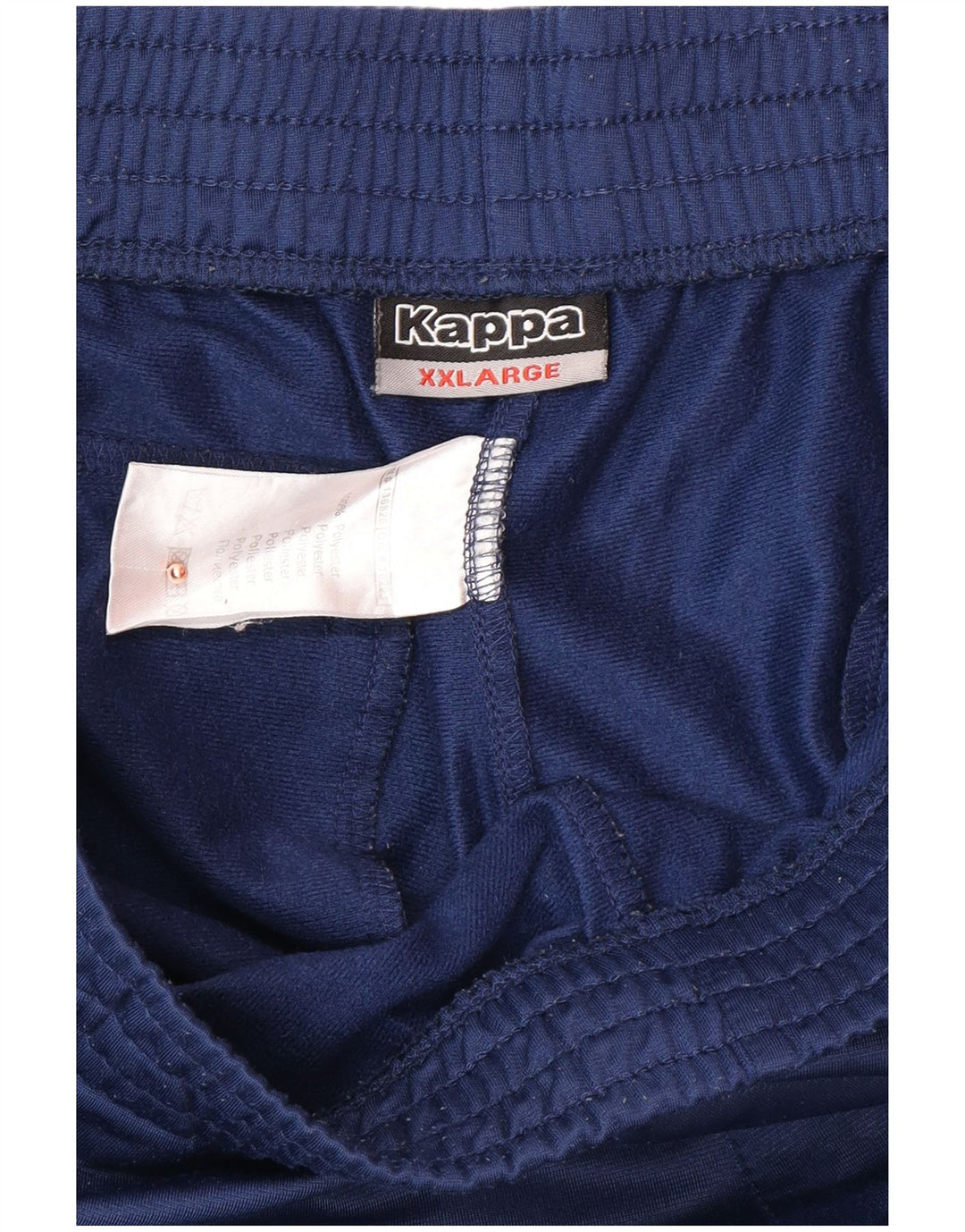 Pantaloni de trening grafic pentru bărbați KAPPA 2XL, poliester color-bloc, albastru bleumarin