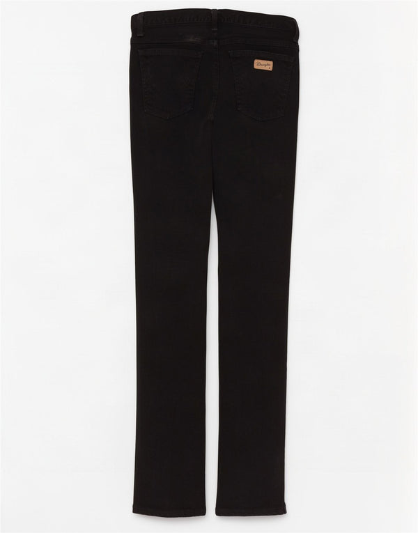 Blugi Wrangler pentru bărbați, subțiri, drepti, W32 L32, bumbac negru