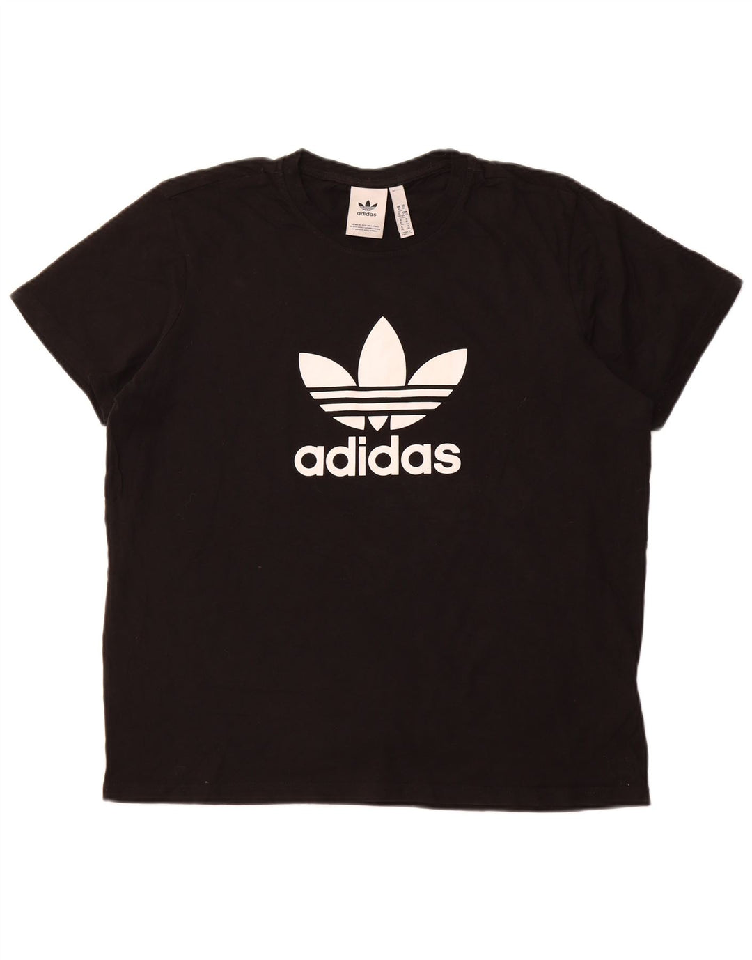 Tricou grafic ADIDAS pentru femei Top UK 18 XL bumbac negru