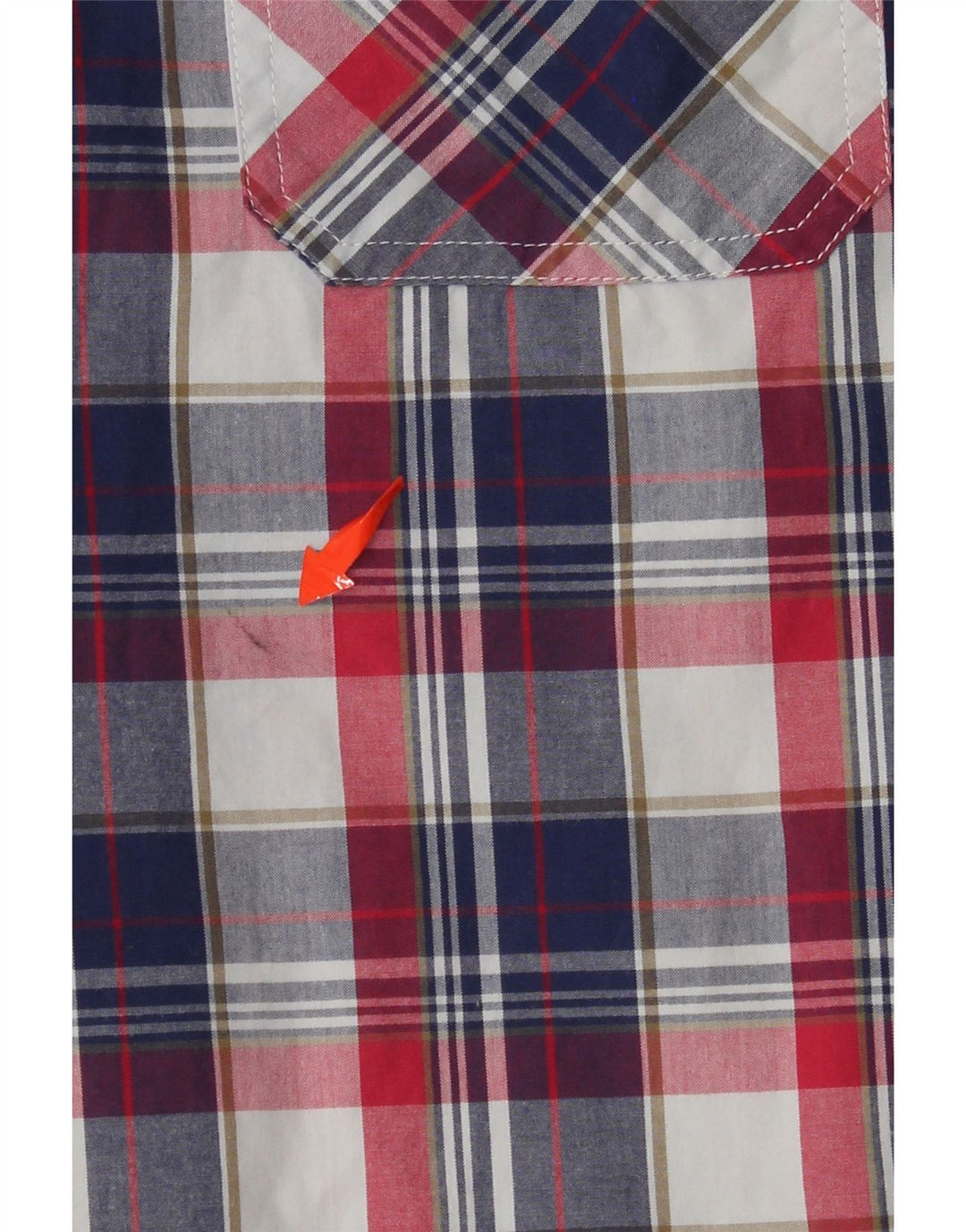 Cămașă cu mânecă scurtă pentru bărbați SUPERDRY, bumbac cu carouri multicolore