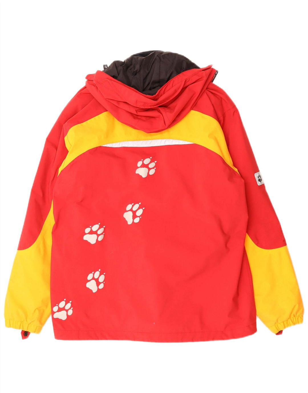 Jack Wolfskin Jachetă Windbreaker cu grafică pentru băieți 15-16 ani, roșu colorblock