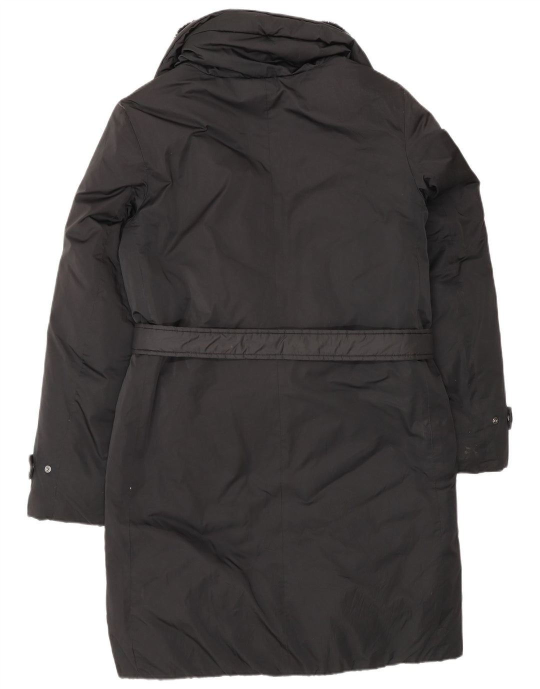 Palton căptușit pentru femei Zara UK 14 Medium Black Colorblock Poliester