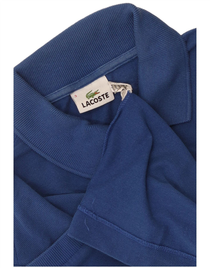 Tricou polo pentru bărbați Lacoste Mărimea 3 Bumbac albastru mic