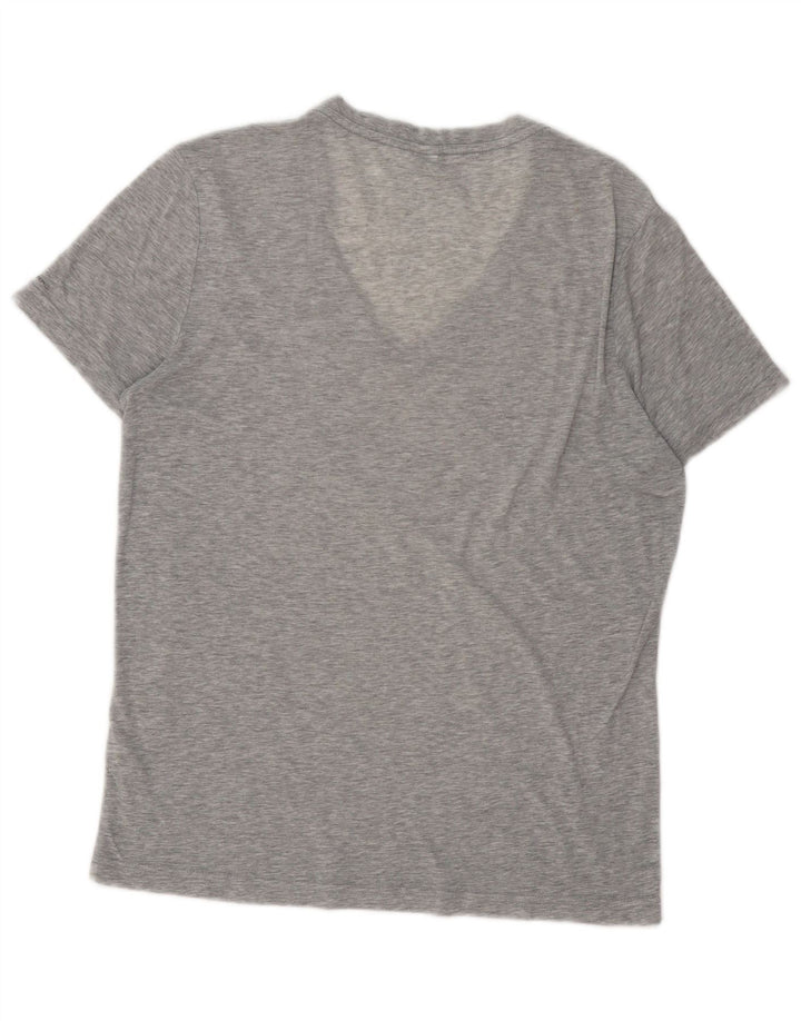Tricou pentru bărbați G-Star Top din bumbac cu pete gri mediu