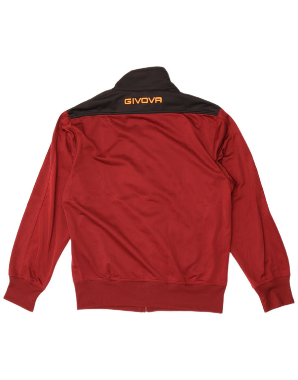 Givova Trening grafic pentru bărbați Jachetă de top XL Bordeaux Poliester color bloc