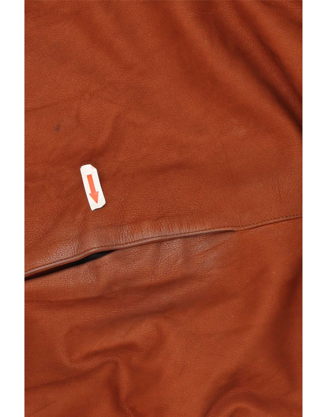 Palton din piele vintage pentru femei UK 20 2XL maro