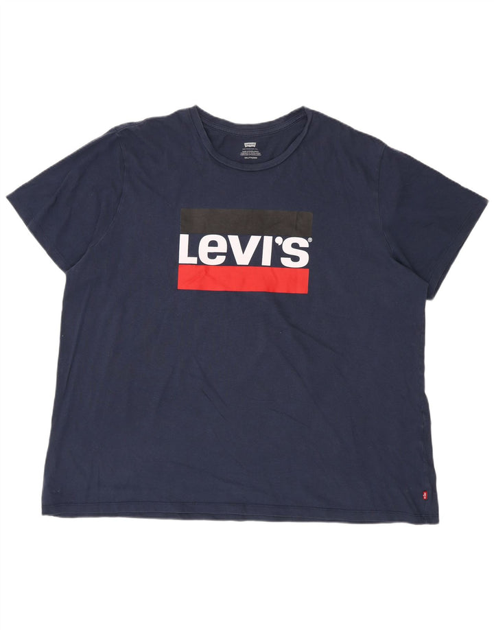 Tricou grafic pentru bărbați Levi's Top 2XL bleumarin