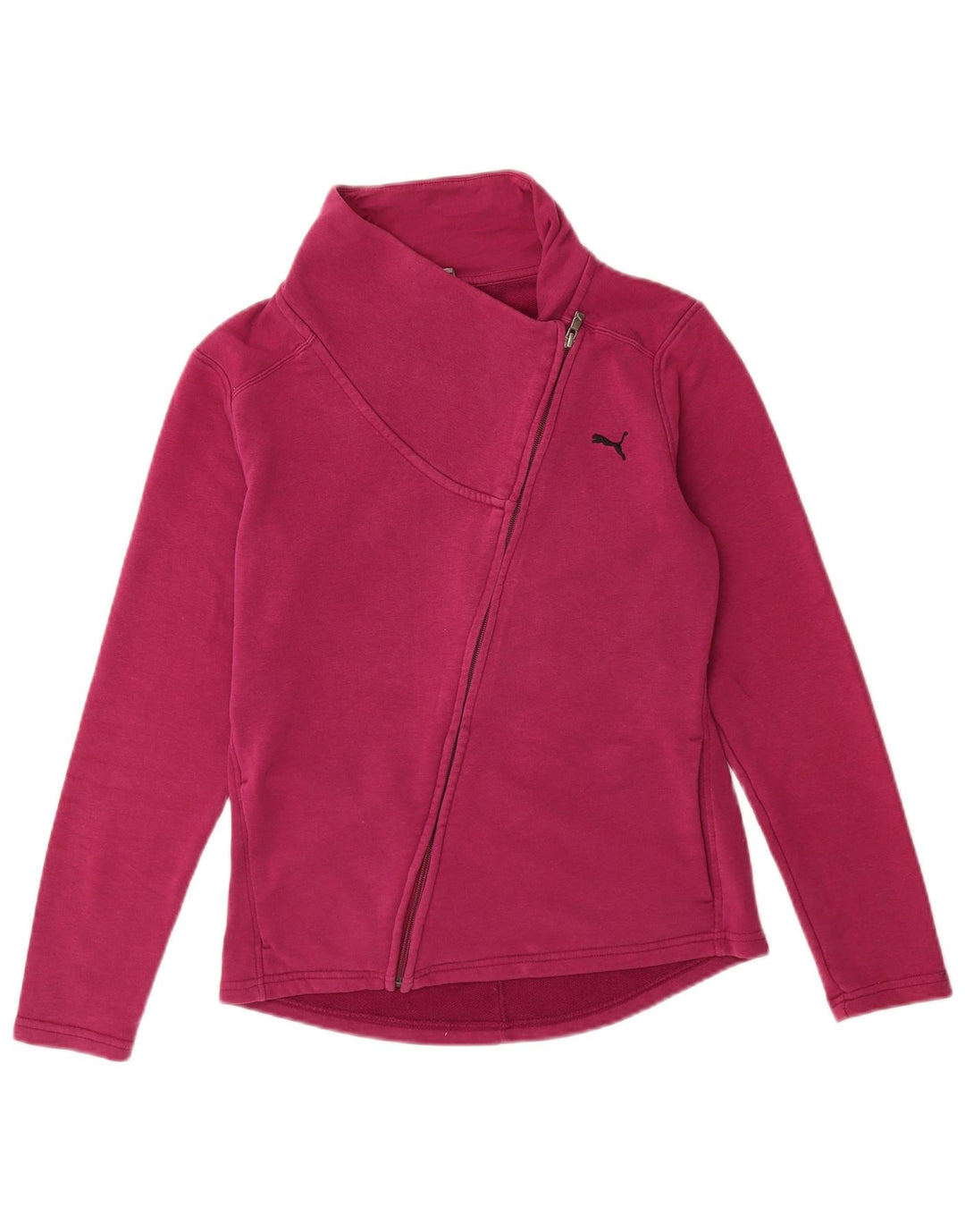 Jachetă de trening Puma pentru femei UK 12, bumbac roz mediu