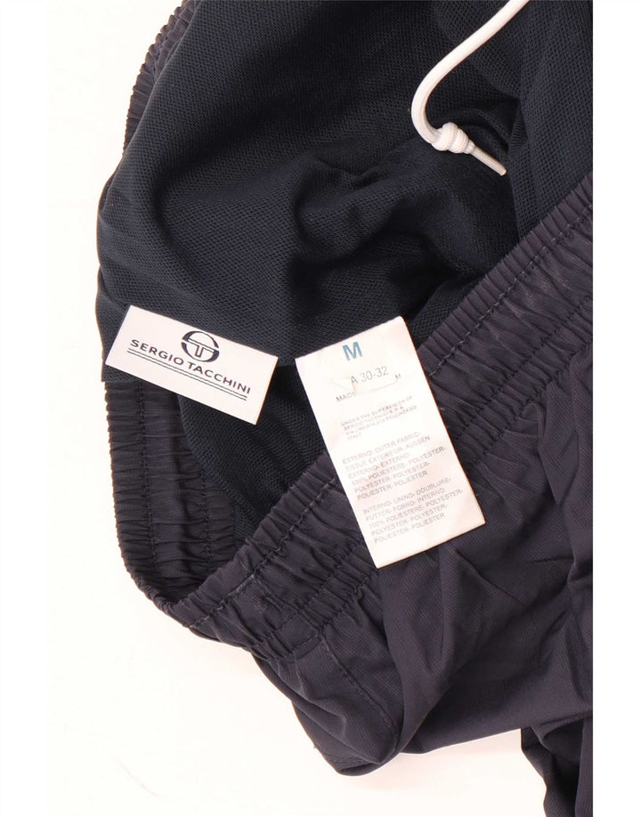 Sergio Tacchini Pantaloni de trening pentru bărbați, poliester mediu albastru bleumarin