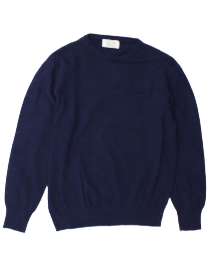 Pulover Benetton pentru femei cu gâtul cu barca UK 12 Medium Bleumarin