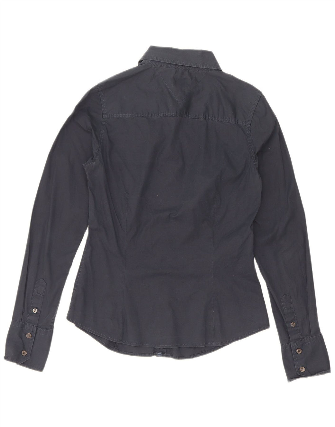 Cămașă Tommy Hilfiger pentru femei UK 12 Medium Bleumarin Bumbac
