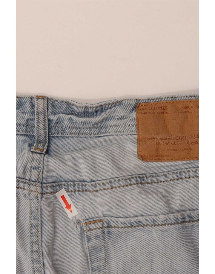 Pantaloni scurți din blugi Jack & Jones pentru bărbați, mari W34, bumbac albastru