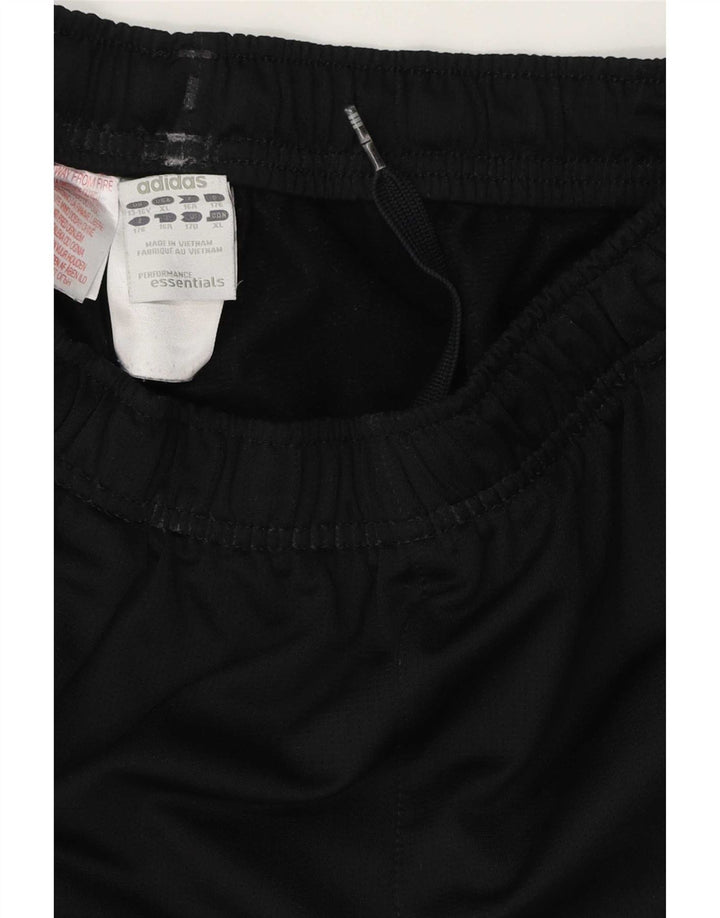 Pantaloni scurți sport adidas băieți 15-16 ani poliester negru