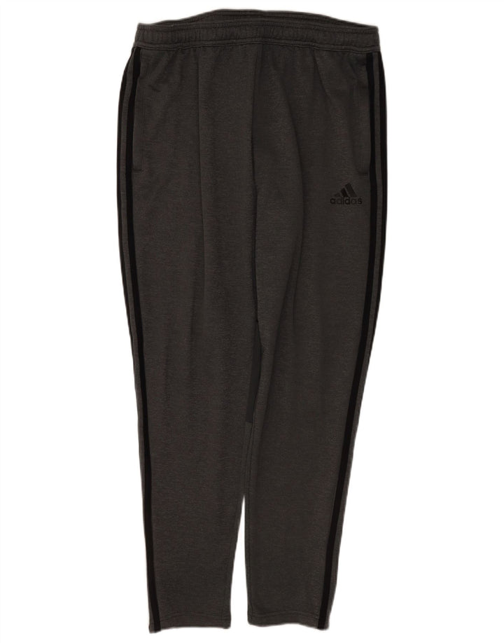 Pantaloni de trening Adidas pentru bărbați, mari, gri, poliester