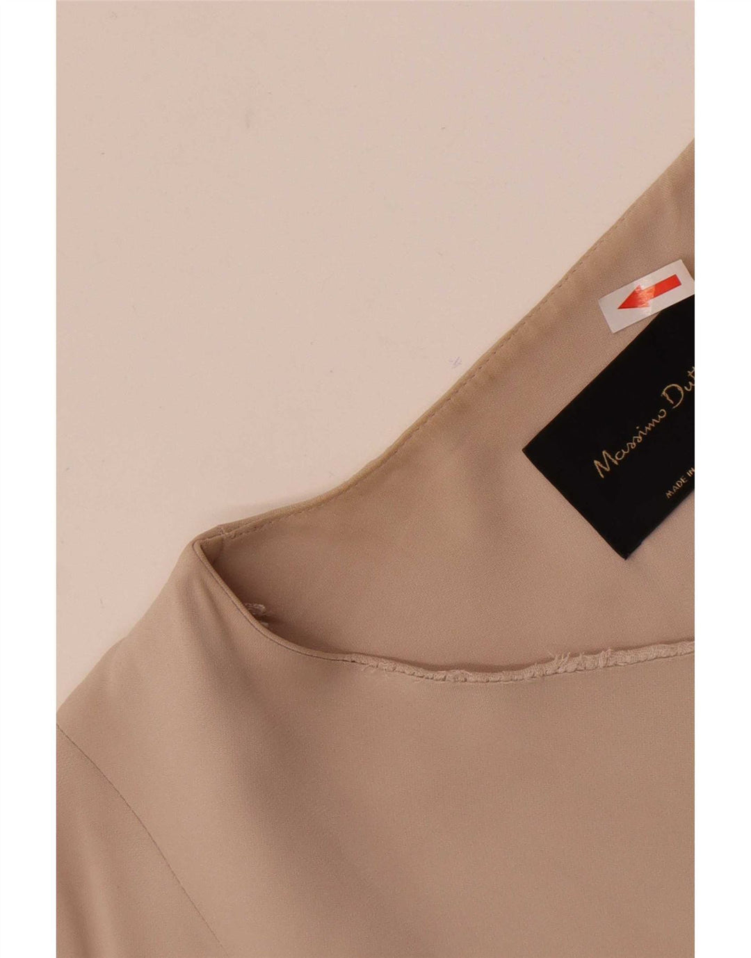 Jachetă blazer fără mâneci pentru femei Massimo Dutti UK 14 Bej mediu