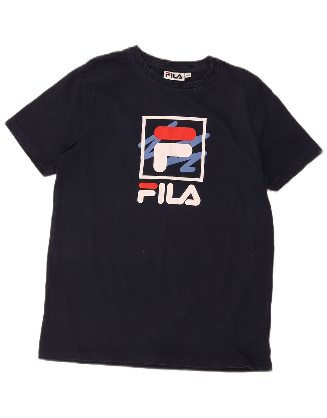 Tricou Grafic Fila Baieti Top 11-12 Ani Bleumarin
