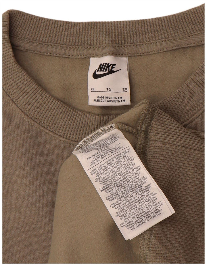 Pulover Nike pentru femei, UK 18 XL, bumbac gri