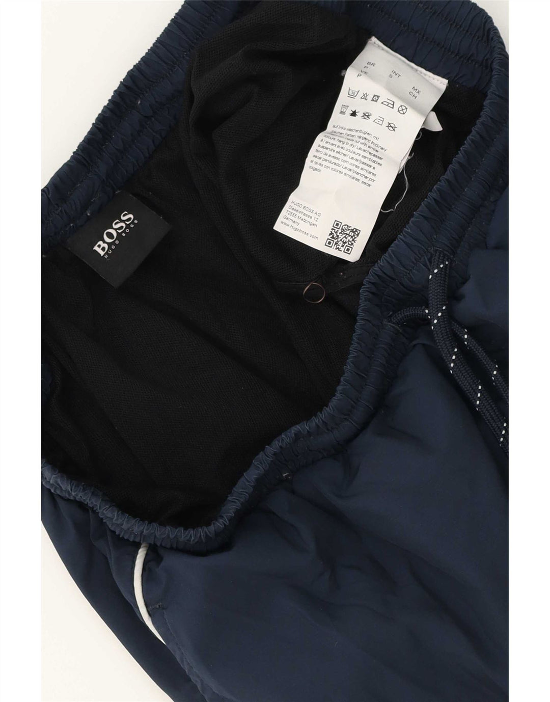 Pantaloni scurți de înot Hugo Boss pentru bărbați, poliester mici, albastru