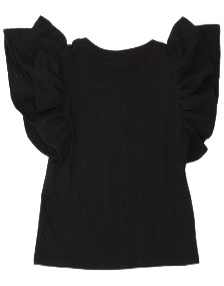 Bluză Crop Top Femei Zara UK 10 Mic Negru