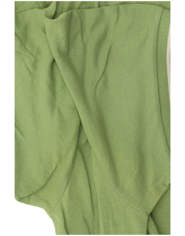 Cămașă polo Fred Perry pentru bărbați, bumbac verde mediu