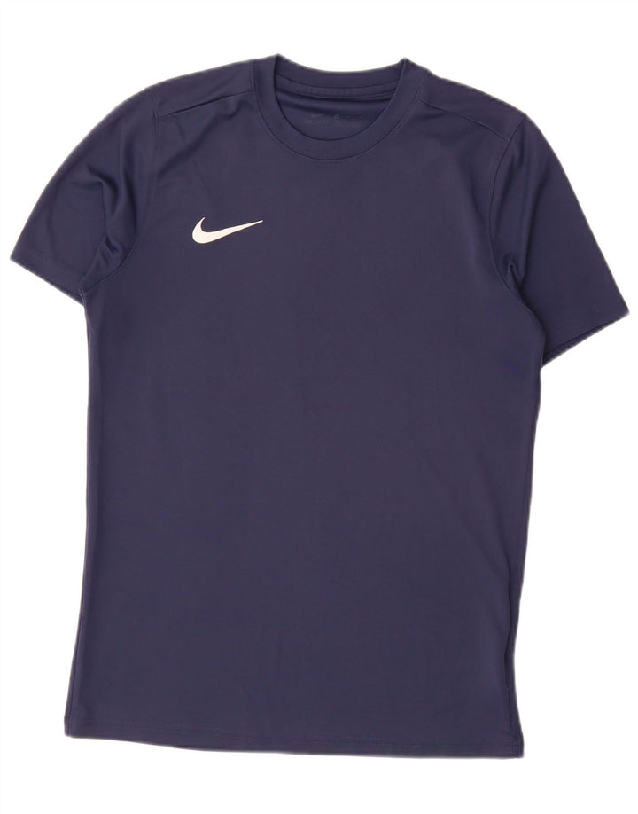 Tricou pentru bărbați Nike Dri Fit Top Mediu Bleumarin Poliester