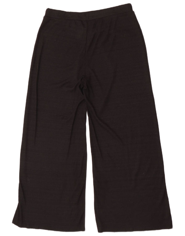 Pantaloni de trening pentru femei cu picioare largi Zara UK 18 XL negru