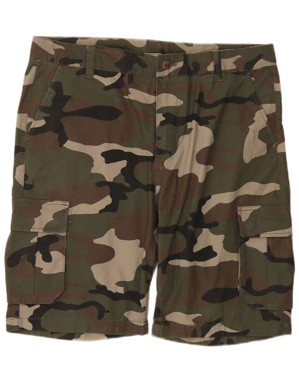 Pantaloni scurți cargo pentru bărbați Sneaker Freak 2XL W42 bumbac camuflaj kaki