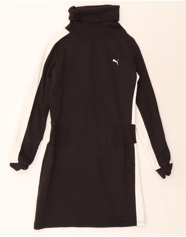 Rochie puma cu pulover cu gât rulat pentru femei UK 14 Medium Black Colorblock