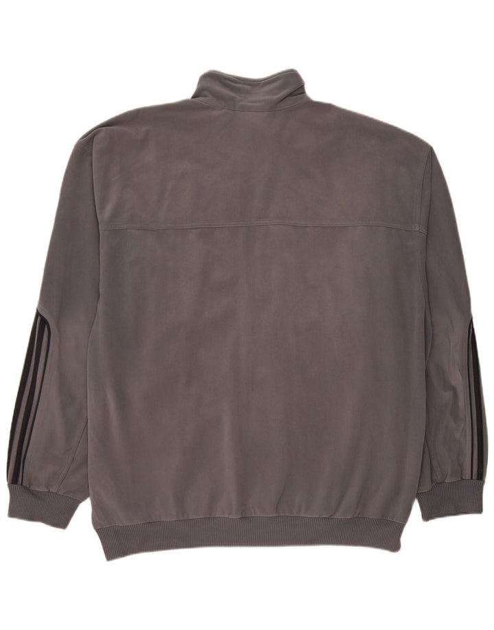 Jachetă de trening pentru bărbați Adidas UK 48/50 XL poliester gri