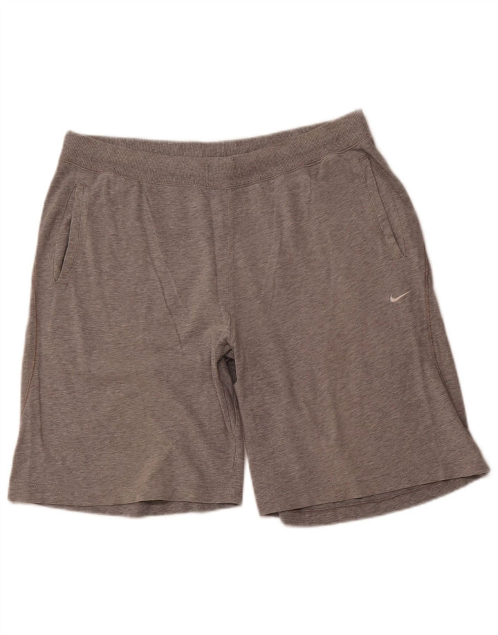 Pantaloni scurți sport pentru bărbați NIKE XL bumbac gri