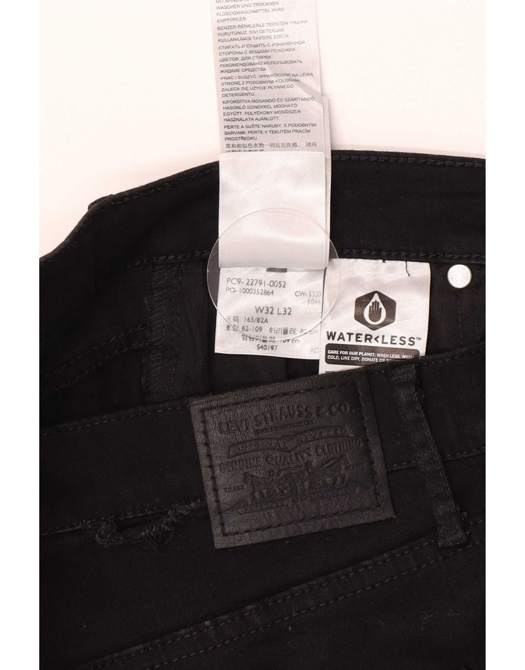 Jeans jegging Levi's pentru femei W32 L32 bumbac negru