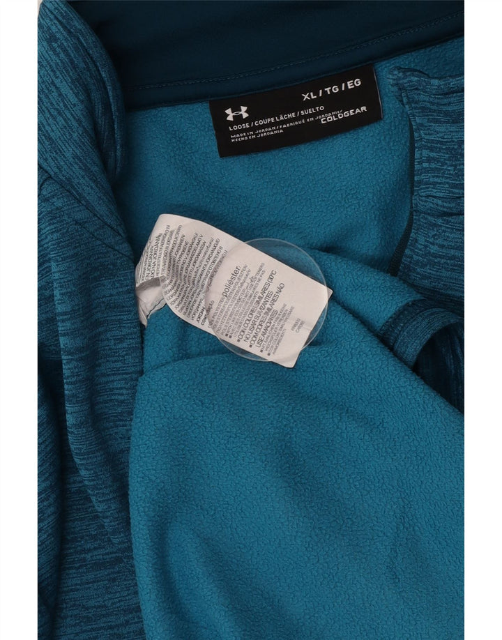 Top de trening Under Armour Cold Gear pentru bărbați, cu pulover, XL, albastru