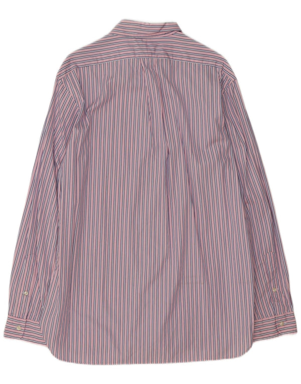 Cămașă POLO RALPH LAUREN pentru bărbați, personalizat, mărimea 42 16 1/2 mare, roz, cu dungi