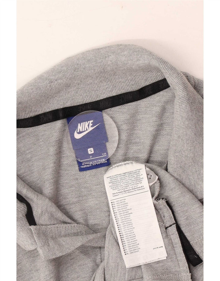 Tricou polo Nike pentru bărbați, bumbac gri mic