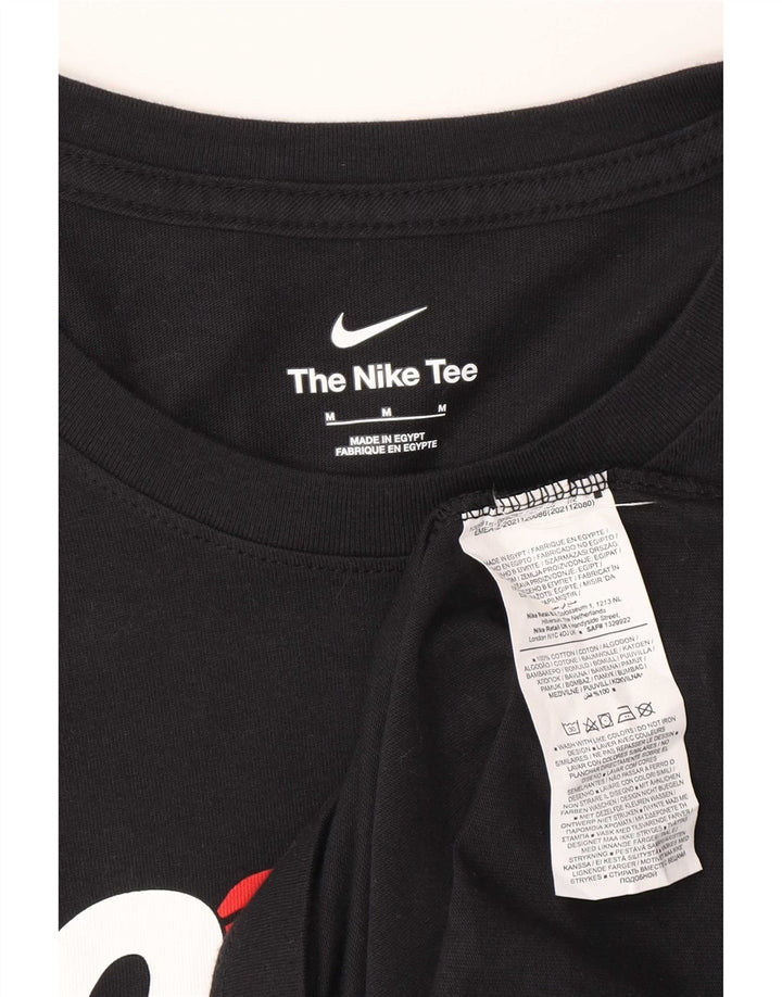 Top cu grafic de golf Nike pentru bărbați cu mânecă lungă, bumbac, albastru bleumarin mediu