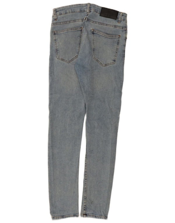 Blugi skinny pentru bărbați Zara EU 42 Large W32 L32 Blue Bumbac