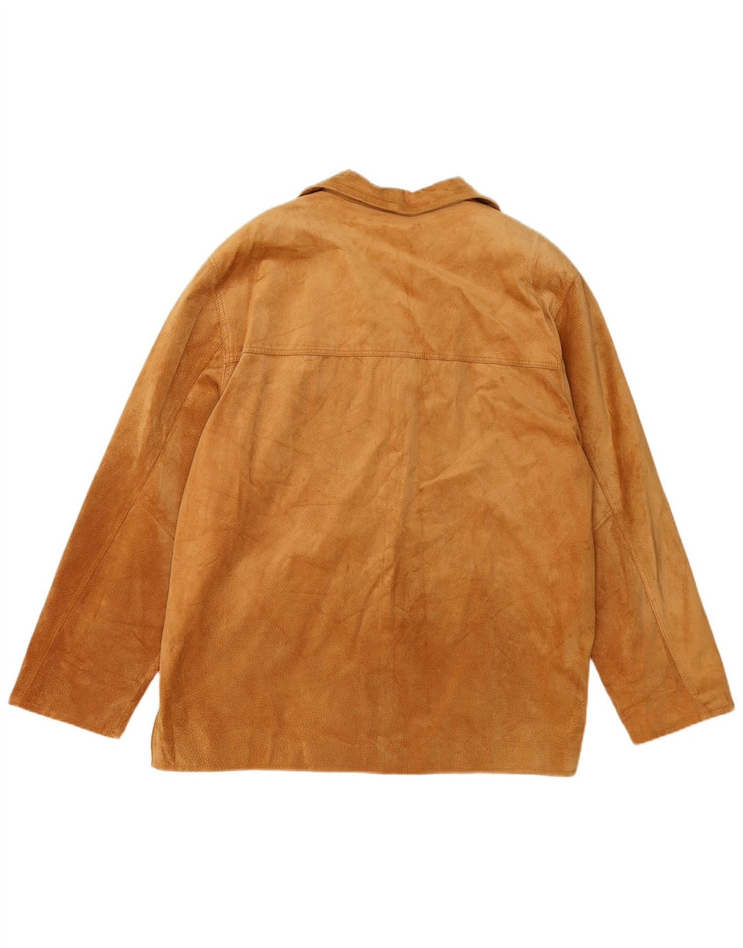 Jachetă supradimensionată de piele intoarsa pentru femei Vera Pelle IT 48 XL piele bej