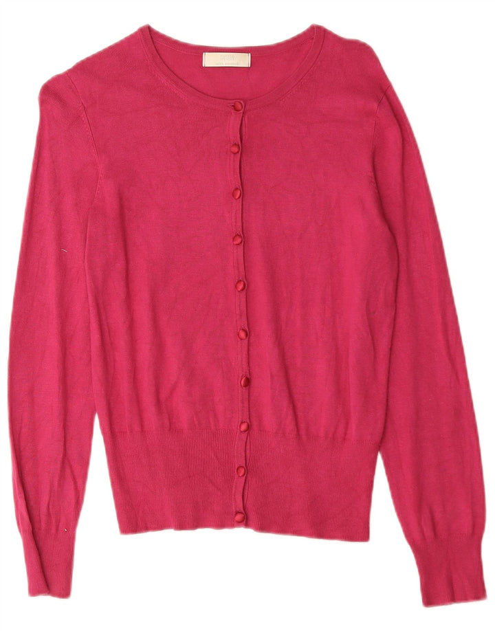 Pulover cardigan pentru femei Marks & Spencer UK 10 mic roz viscoză