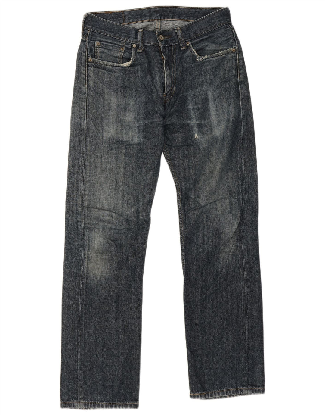 Blugi drepti pentru bărbați Levi's 505 W30 L32 Bumbac albastru