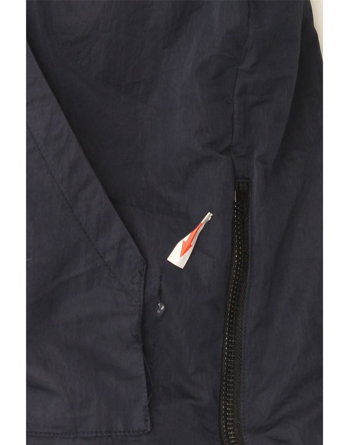 Jachetă parka cu glugă ZARA pentru băieți, 11-12 ani, nailon bleumarin