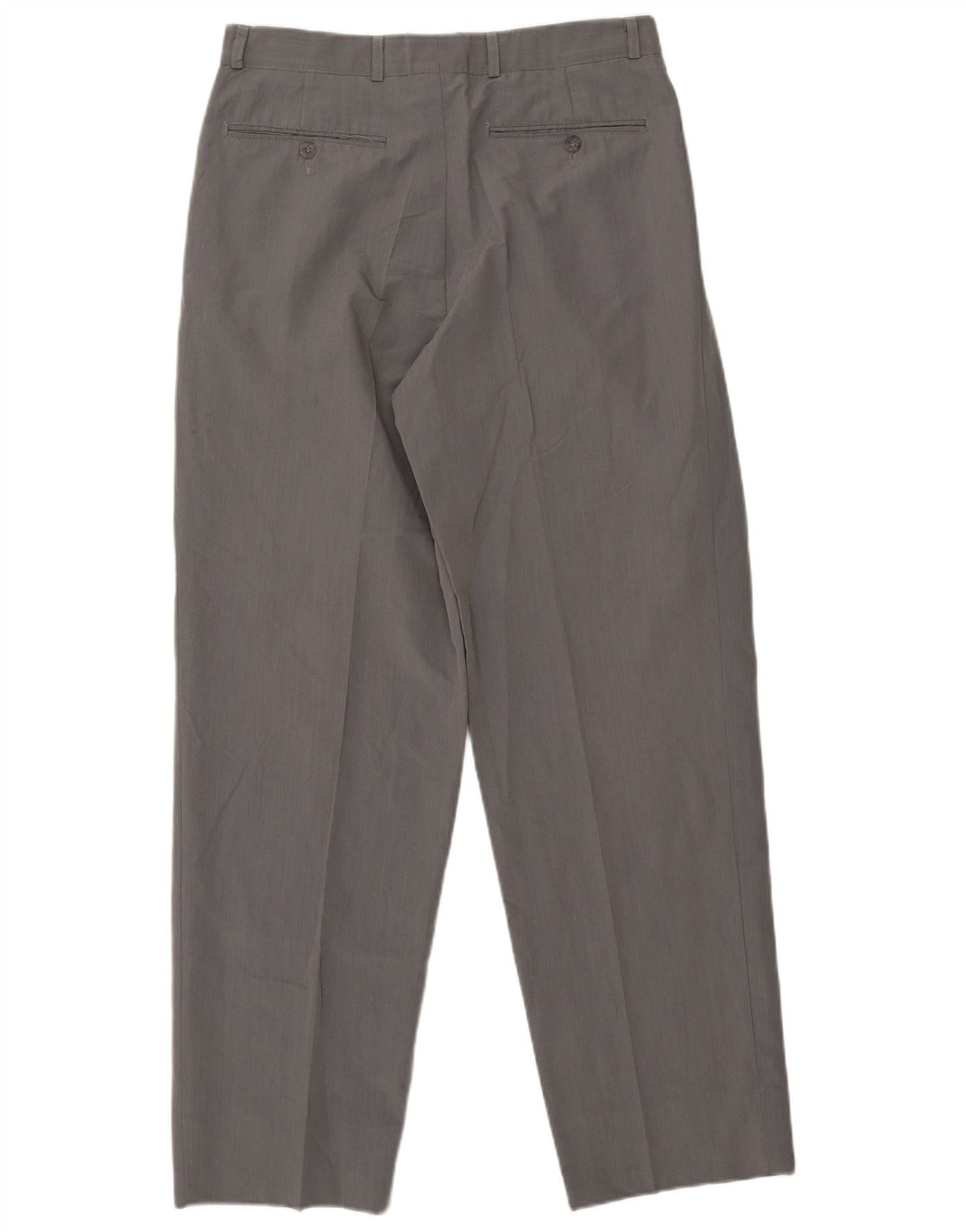 Pantaloni chino vintage pentru bărbați IT 48 Medium W32 L32 Gri Poliester