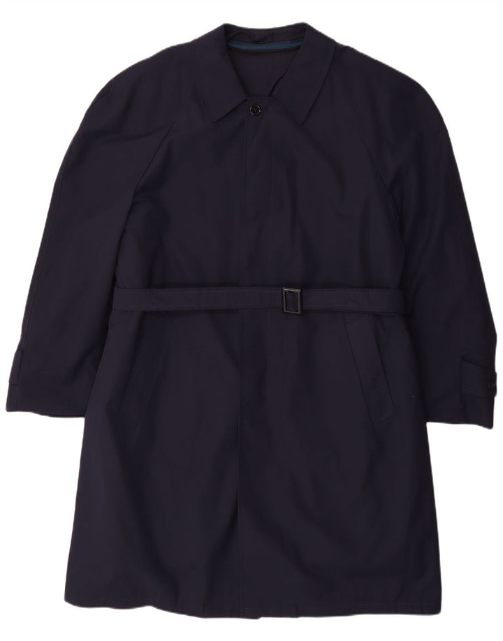 Pardesiu Sherpa pentru bărbați VINTAGE UK 40, mare, bleumarin